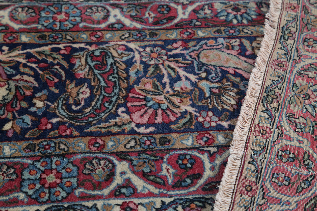 Authentic Antique Persian Kerman Rug | Hand-Knotted 427x102cm