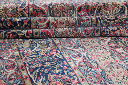 Authentic Antique Persian Kerman Rug | Hand-Knotted 427x102cm