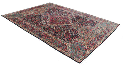 Tappeto Kerman Antico Persiano Autentico | Annodato a Mano 342x242cm - CarpetLiving