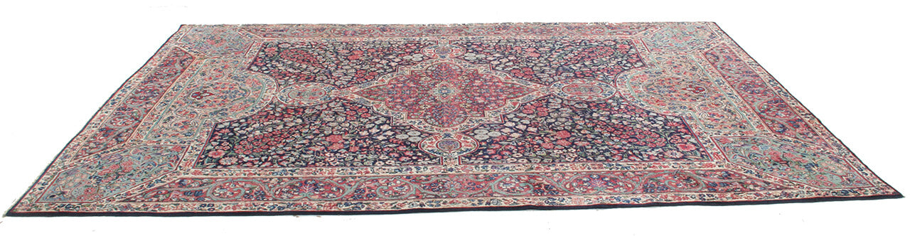 Authentic Antique Persian Kerman Rug | Hand-Knotted 342x242cm