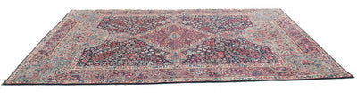Tappeto Kerman Antico Persiano Autentico | Annodato a Mano 342x242cm - CarpetLiving