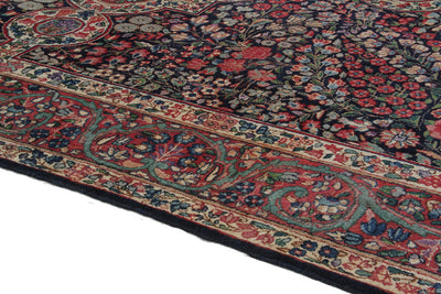Tappeto Kerman Antico Persiano Autentico | Annodato a Mano 342x242cm - CarpetLiving