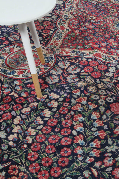 Tappeto Kerman Antico Persiano Autentico | Annodato a Mano 342x242cm - CarpetLiving