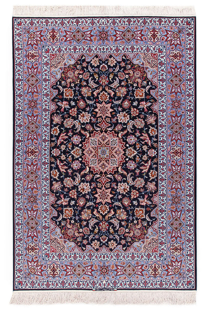 Persian Isfahan Silk & Wool Rug 233_158 cm
