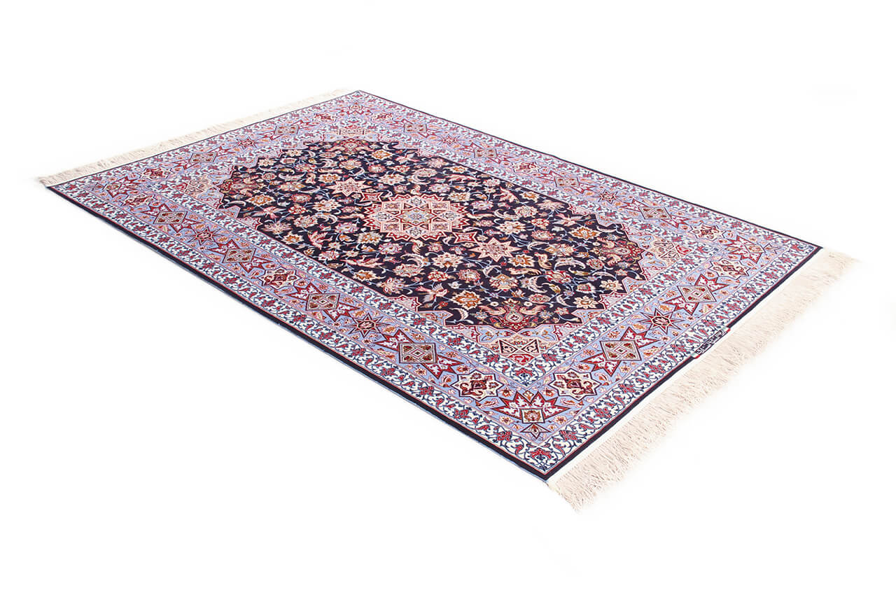 Persian Isfahan Silk & Wool Rug 233_158 cm