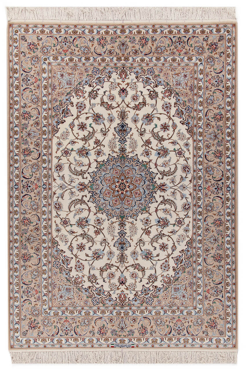 Persian Isfahan Silk & Wool Rug 231_161 cm