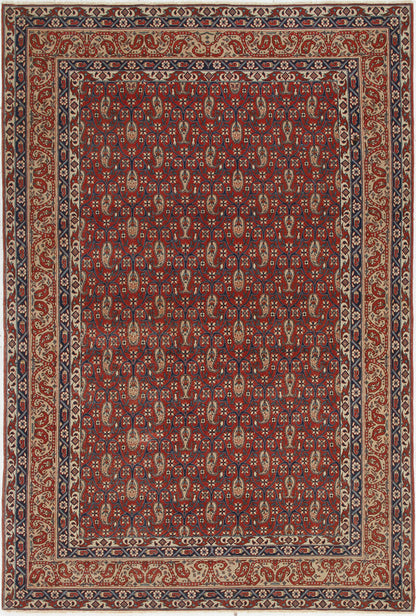 Authentic Antique Persian Farahan Rug | Hand-Knotted 211x138cm