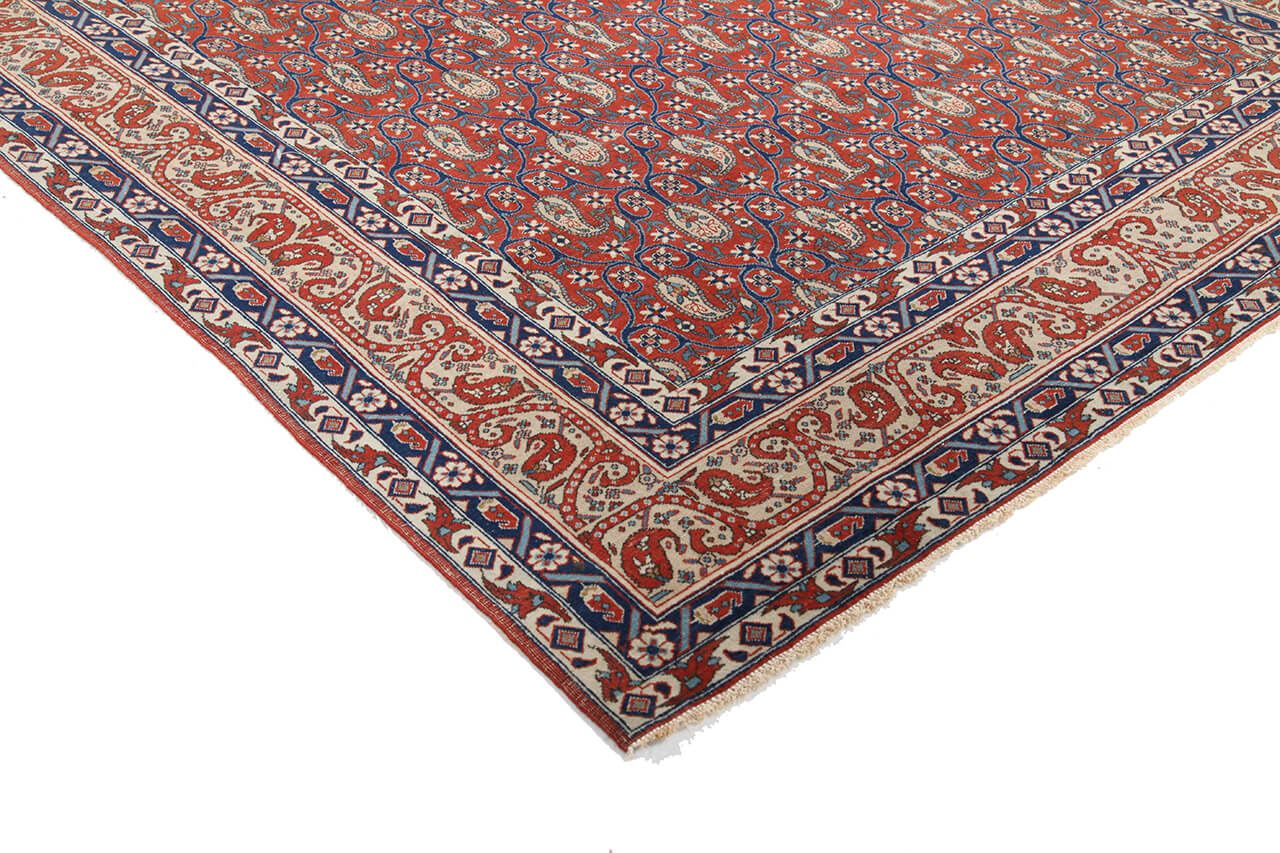 Authentic Antique Persian Farahan Rug | Hand-Knotted 211x138cm