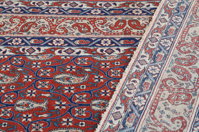 Authentic Antique Persian Farahan Rug | Hand-Knotted 211x138cm