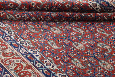 Authentic Antique Persian Farahan Rug | Hand-Knotted 211x138cm