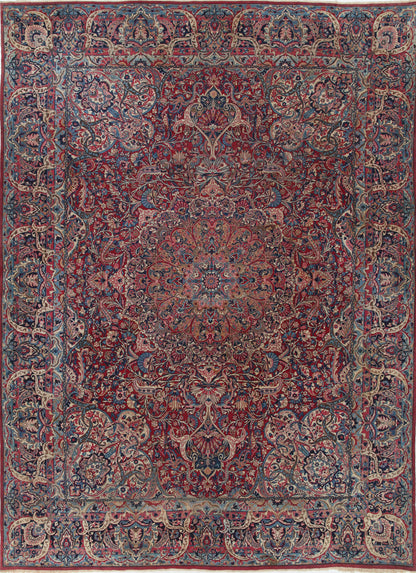 Tappeto Kerman Antico Persiano Autentico | Annodato a Mano 360x260cm