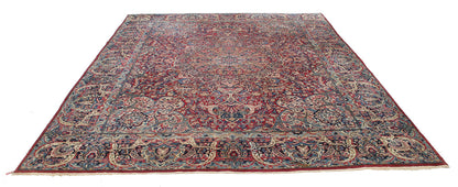 Tappeto Kerman Antico Persiano Autentico | Annodato a Mano 360x260cm