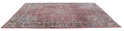 Tappeto Kerman Antico Persiano Autentico | Annodato a Mano 360x260cm - CarpetLiving