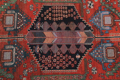 Authentic Antique Persian Malayer Rug | Hand-Knotted 195x129cm