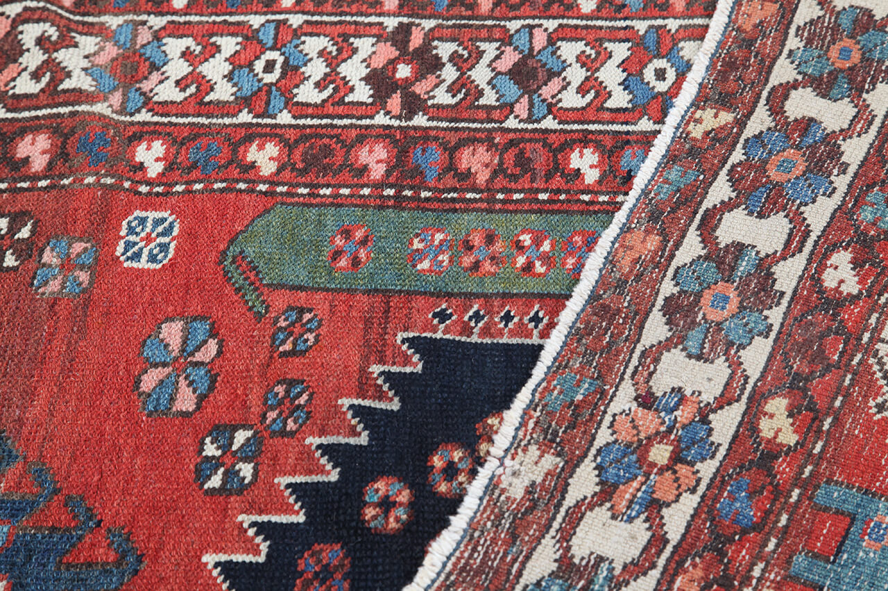 Authentic Antique Persian Malayer Rug | Hand-Knotted 195x129cm