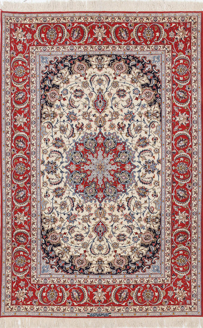 Tappeto Persiano ISFAHAN Seta/Lana 237x155cm - CarpetLiving