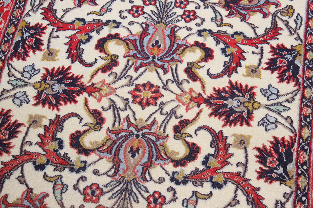 Persian Isfahan Silk & Wool Rug 100_70 cm