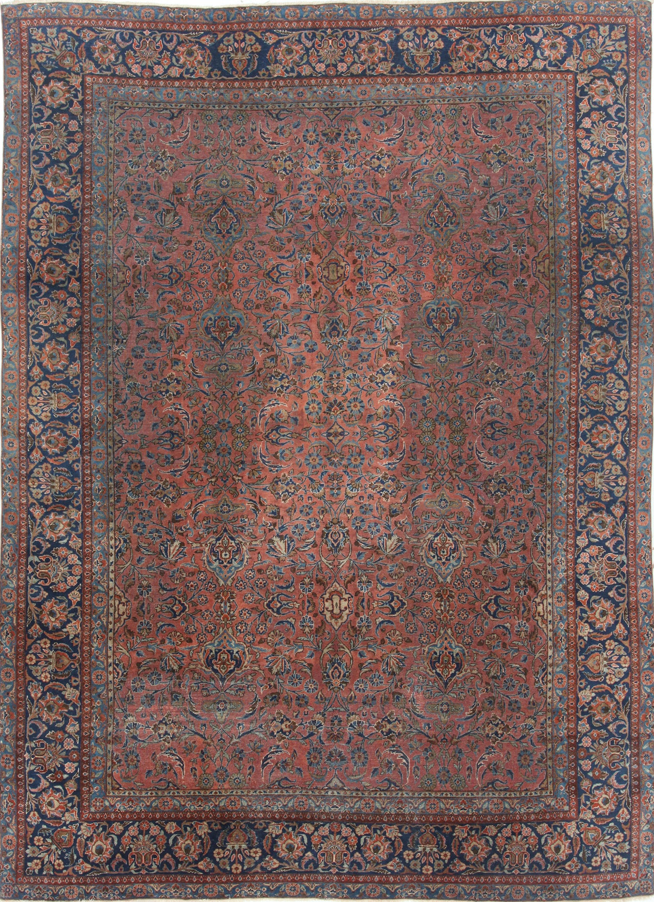 Tappeto Lillian Antico Persiano Autentico | Annodato a Mano 355x270cm