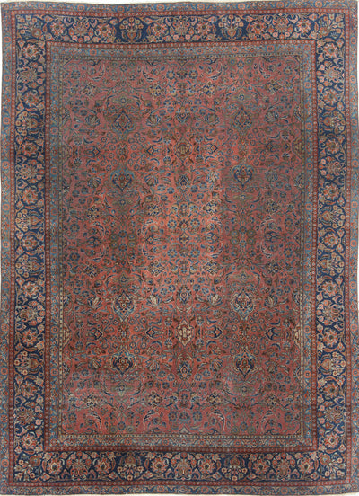 Tappeto Lillian Antico Persiano Autentico | Annodato a Mano 355x270cm - CarpetLiving