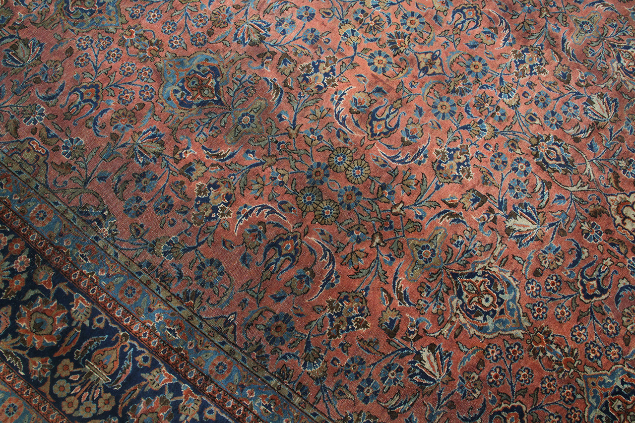 Tappeto Lillian Antico Persiano Autentico | Annodato a Mano 355x270cm