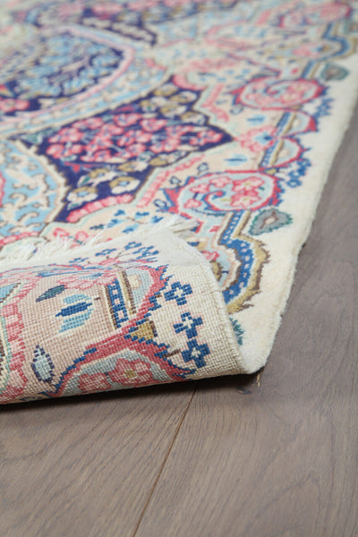 Tappeto Kerman Antico Persiano Autentico | Annodato a Mano 390x293cm - CarpetLiving
