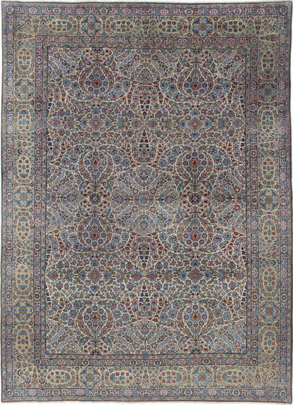 Tappeto Kerman Antico Persiano Autentico | Annodato a Mano 348x246cm
