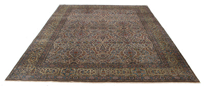 Tappeto Kerman Antico Persiano Autentico | Annodato a Mano 348x246cm - CarpetLiving