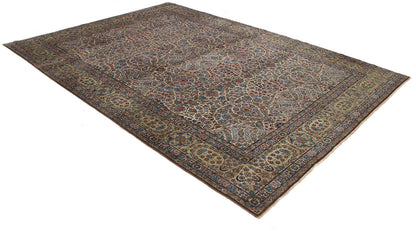 Tappeto Kerman Antico Persiano Autentico | Annodato a Mano 348x246cm