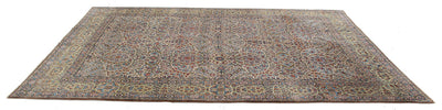 Tappeto Kerman Antico Persiano Autentico | Annodato a Mano 348x246cm - CarpetLiving