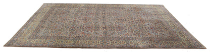 Tappeto Kerman Antico Persiano Autentico | Annodato a Mano 348x246cm
