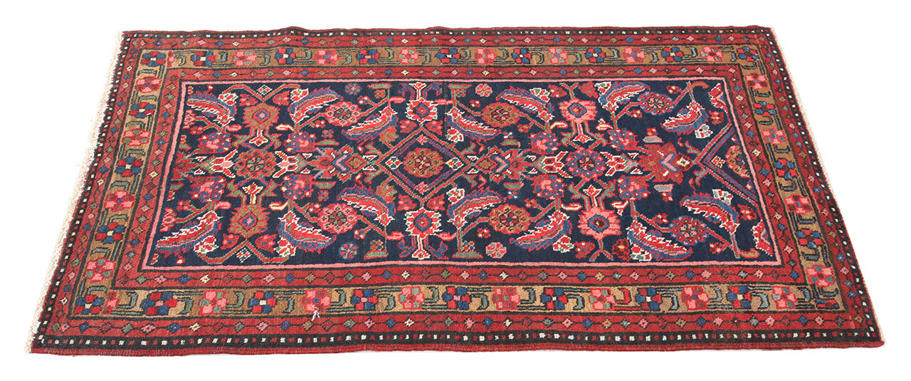 Authentic Antique Persian Malayer Rug | Hand-Knotted 145x88cm