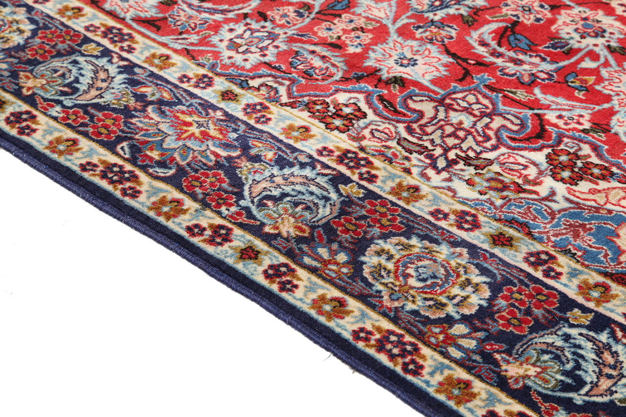 Authentic Antique Persian Isfahan Rug | Hand-Knotted 225x145cm
