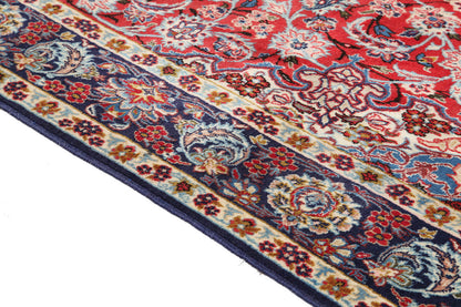 Authentic Antique Persian Isfahan Rug | Hand-Knotted 225x145cm