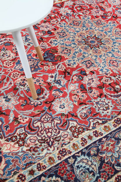 Authentic Antique Persian Isfahan Rug | Hand-Knotted 225x145cm