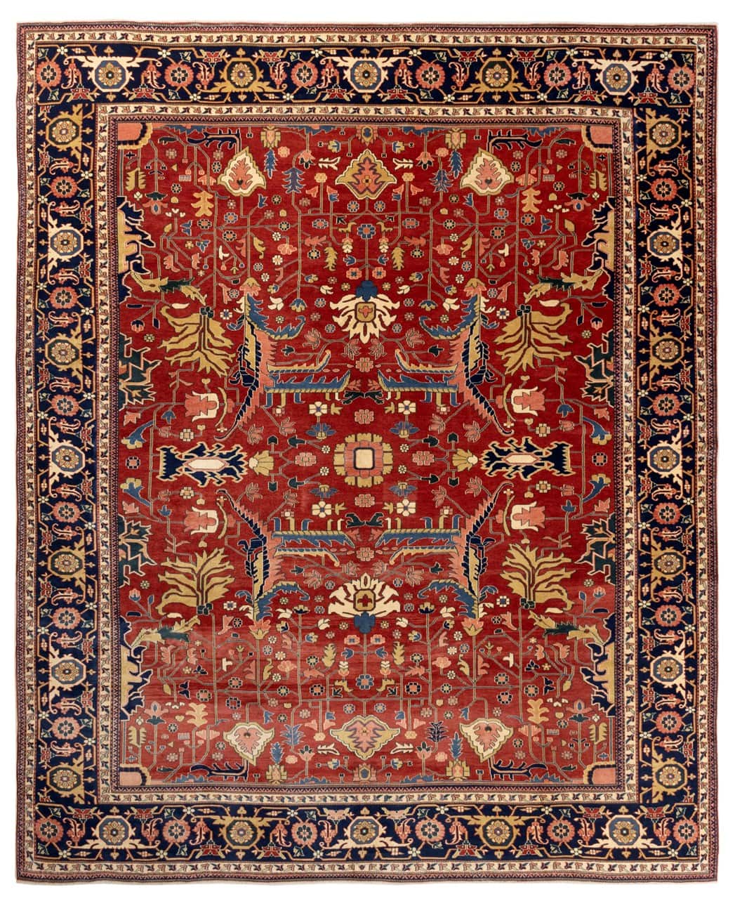 Handmade Serapi Oriental Wool Rug - 360x293cm