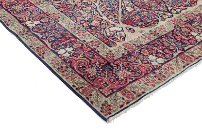 Tappeto Kerman Antico Persiano Autentico | Annodato a Mano 220x135cm