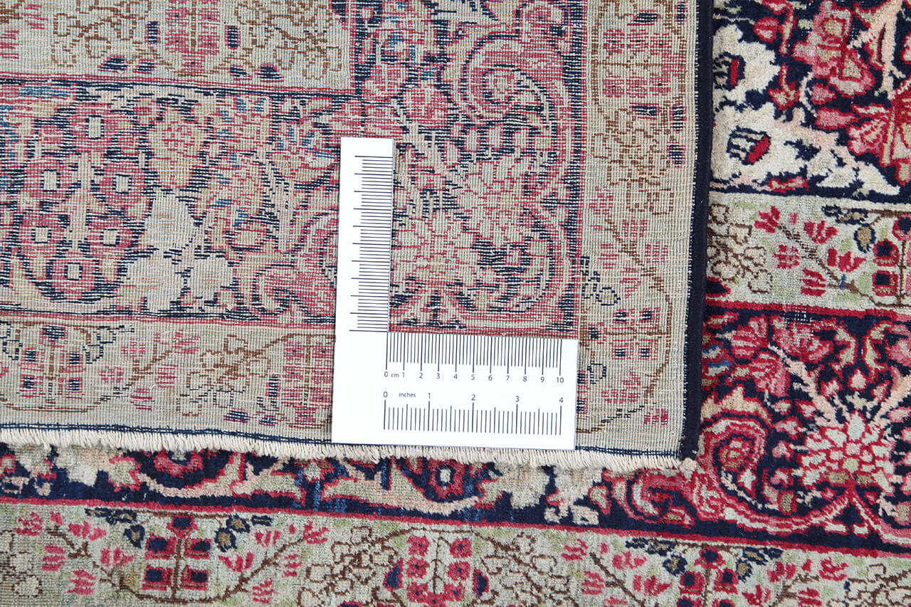 Tappeto Kerman Antico Persiano Autentico | Annodato a Mano 220x135cm