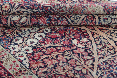 Tappeto Kerman Antico Persiano Autentico | Annodato a Mano 220x135cm - CarpetLiving