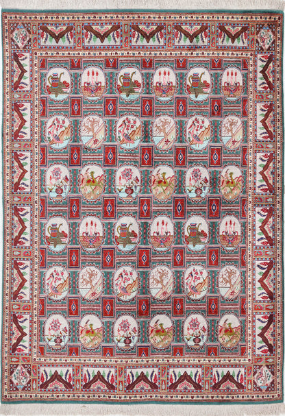Persian Qum Silk Rug 200_140 cm