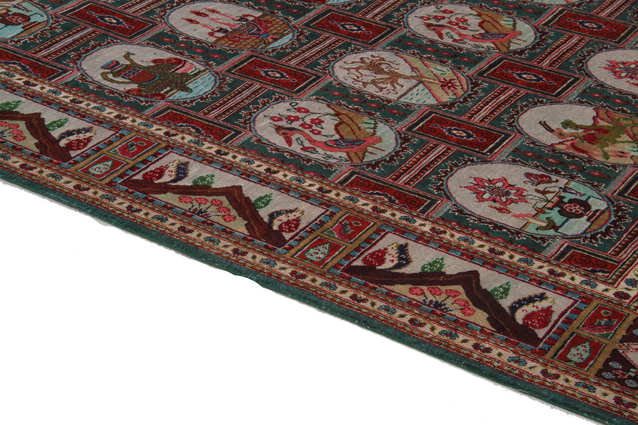 Persian Qum Silk Rug 200_140 cm