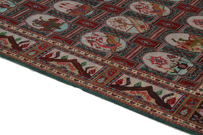 Tappeto Persiano QUM in seta 200x140cm