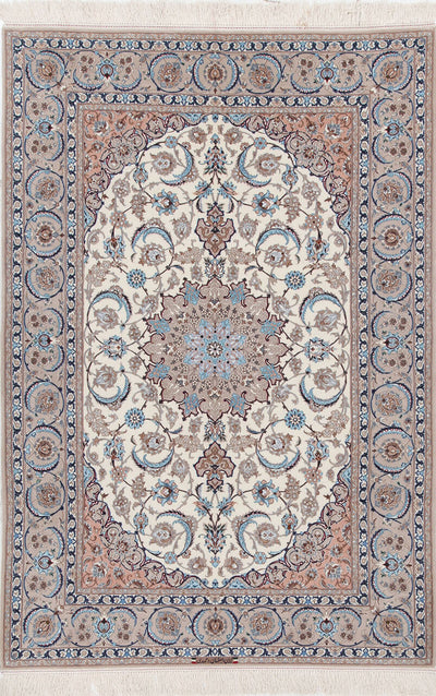 Persian Isfahan Silk & Wool Rug 228_154 cm