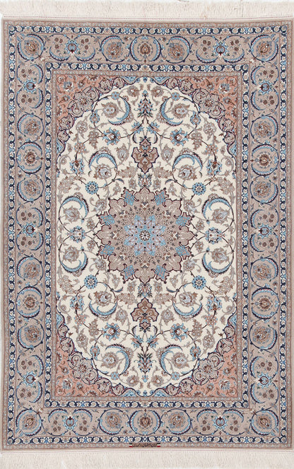 Persian Isfahan Silk & Wool Rug 228_154 cm