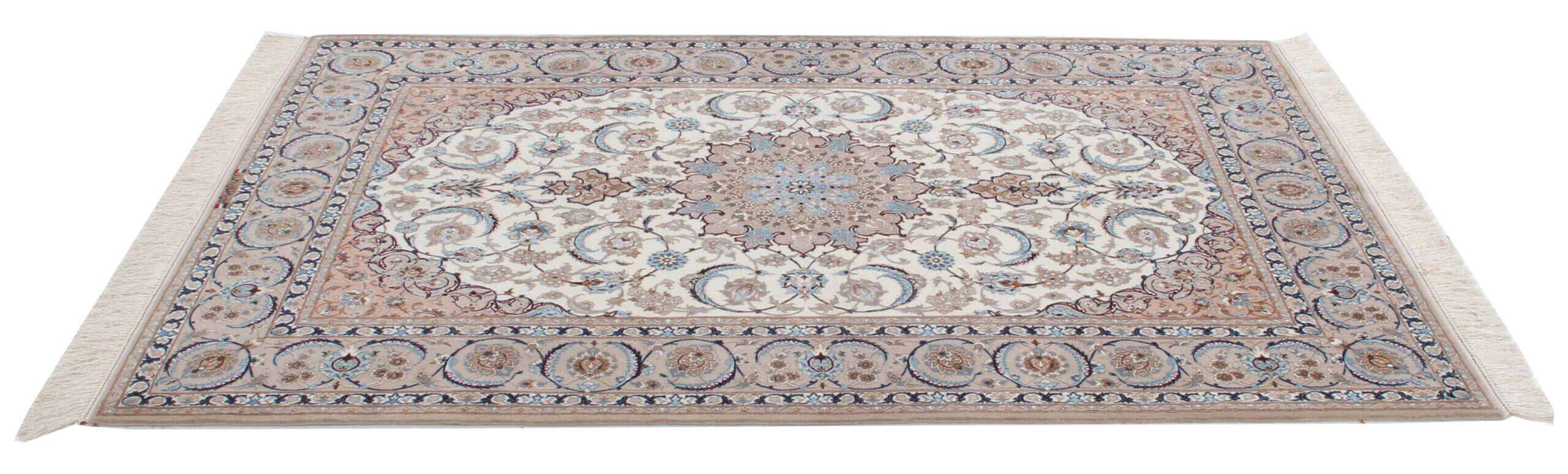 Persian Isfahan Silk & Wool Rug 228_154 cm