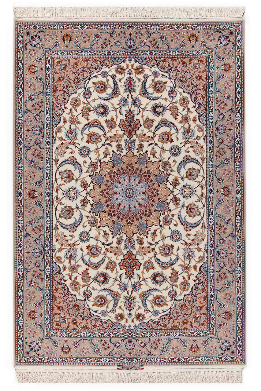 Persian Isfahan Silk & Wool Rug 230_160 cm