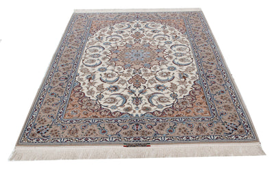 Persian Isfahan Silk & Wool Rug 222_158 cm