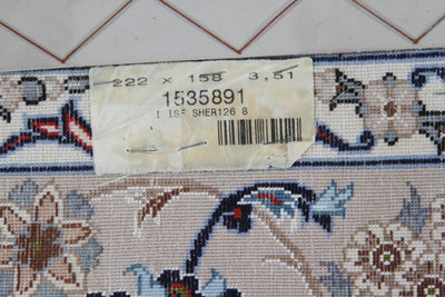 Persian Isfahan Silk & Wool Rug 222_158 cm