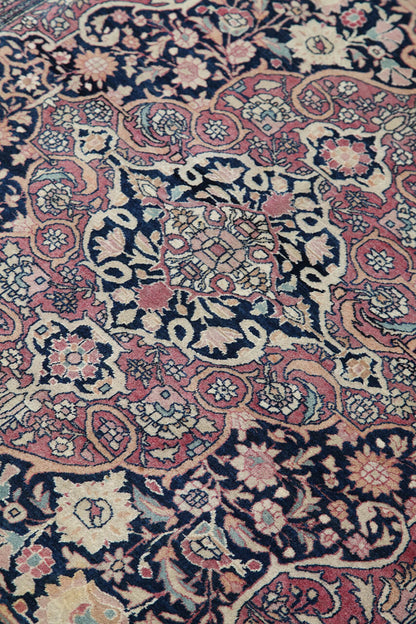 Authentic Antique Persian Farahan Rug | Hand-Knotted 205x145cm
