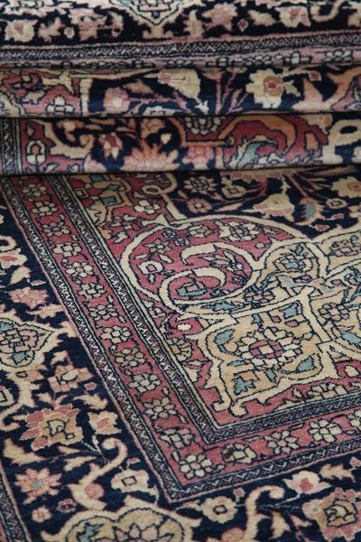 Authentic Antique Persian Farahan Rug | Hand-Knotted 205x145cm