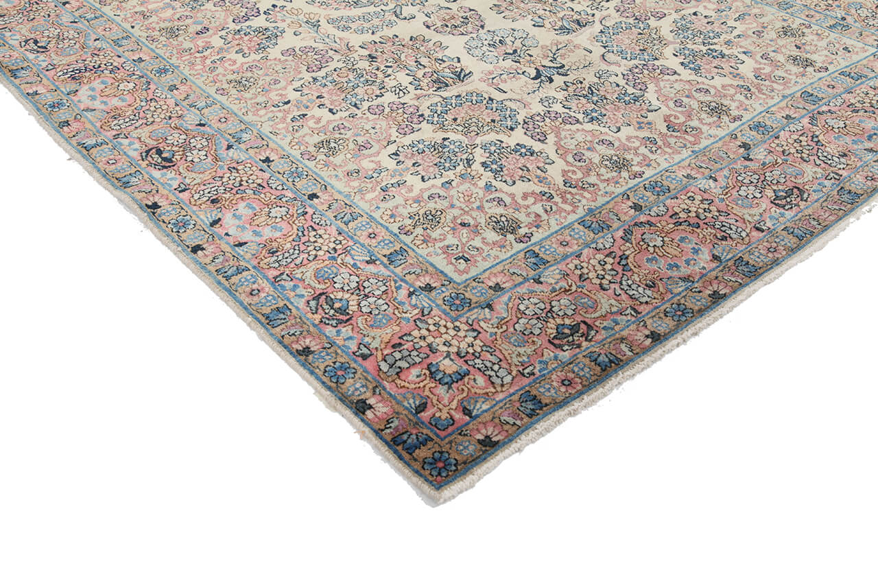 Tappeto Kerman Antico Persiano Autentico | Annodato a Mano 230x137cm
